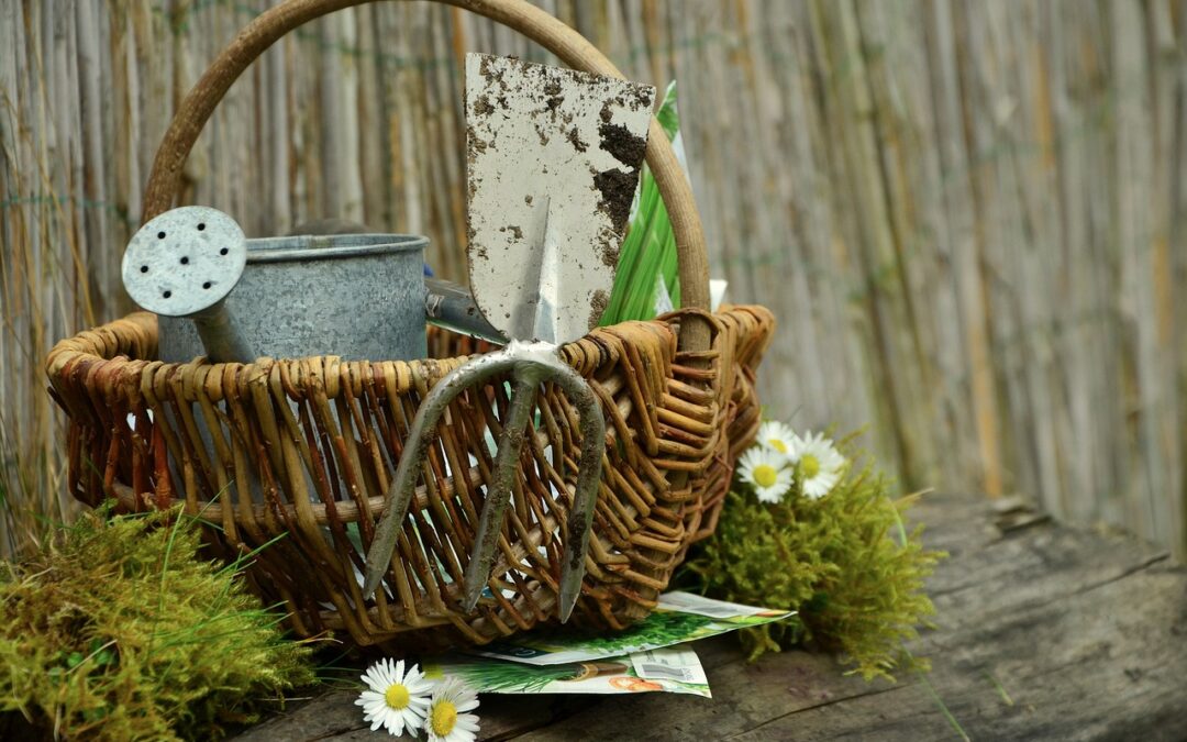 Des outils de jardinage