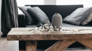Le bois dans une décoration scandinave